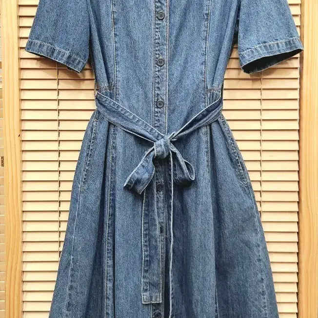 [BUNJANG] Plastic Island Denim Long Dress / (새상품)플라스틱 아일랜드 데님 롱원피스