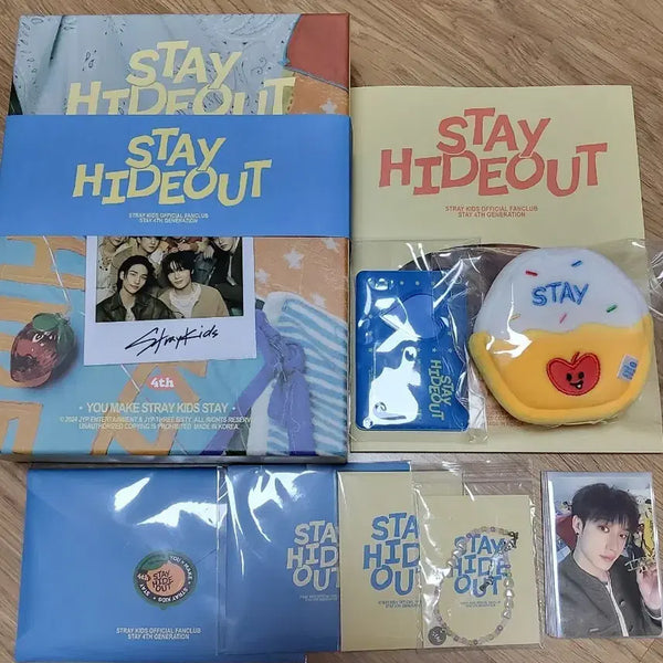 [BUNJANG] Stray Kids 4th Generation Fanclub Kit STAY HIDEOUT / 스트레이키즈 스키즈 4기 팬클럽 키트 STAY HIDEOUT