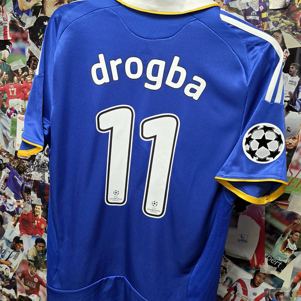 [BUNJANG] Chelsea 2008-2009 Didier Drogba Champions League Version Jersey M / 첼시 08-09 드록바 챔스ver. 유니폼
