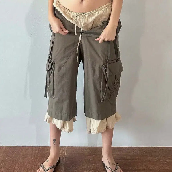 [BUNJANG] Sculptor Bermuda Utility Pants Khaki / 스컬프터 Bermuda Utility Pants Khaki