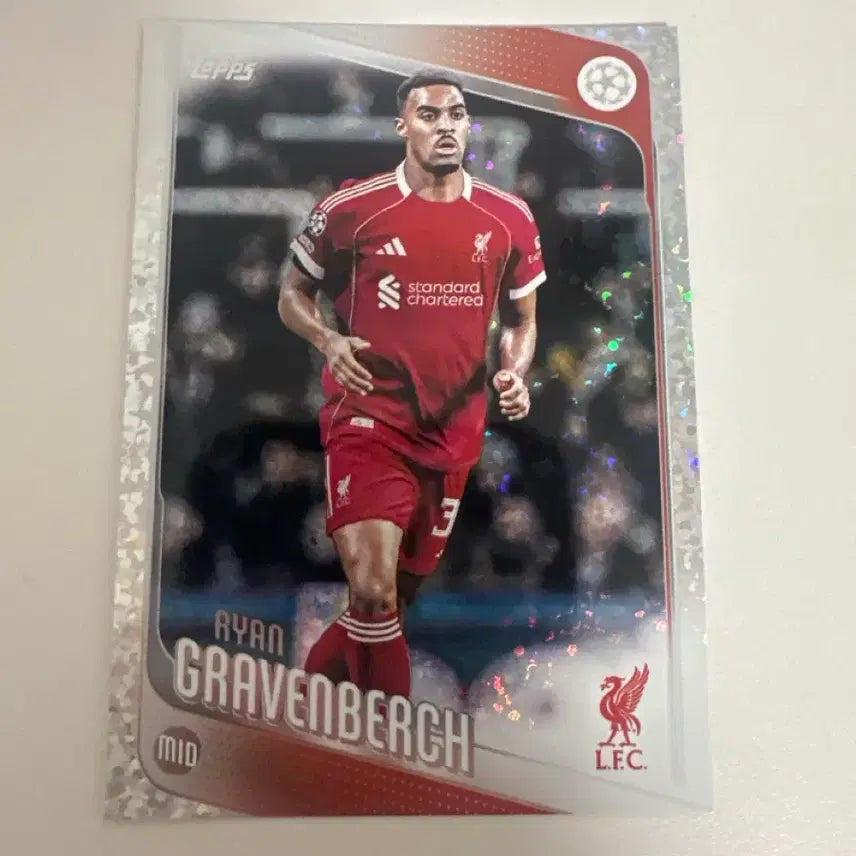 [BUNJANG] Liverpool Ryan Gravenberch Football Card / 리버풀 라이언 흐라벤베르흐 축구 카드