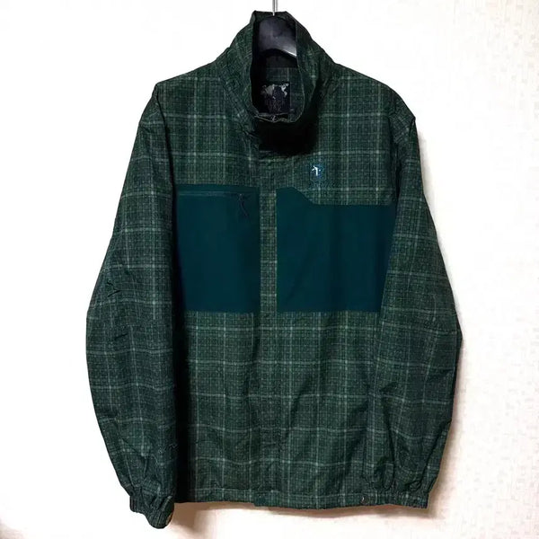 [BUNJANG] Blackyak Woven Zip-Up Windbreaker Jacket Green (Size 105) / [XL,105]블랙야크 바람막이 우븐 집업 자켓 그린