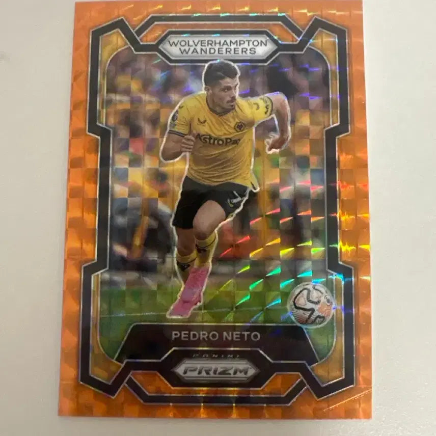 [BUNJANG] Panini Prizm Pedro Neto Wolverhampton Wanderers Soccer Card / 파니니 프리즘 페드로 네투 울버햄튼 워리어스 축구 카드