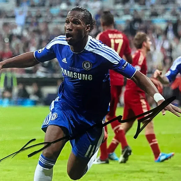 [BUNJANG] Didier Drogba Signed Photograph / 드록바 싸인 (인증가능)