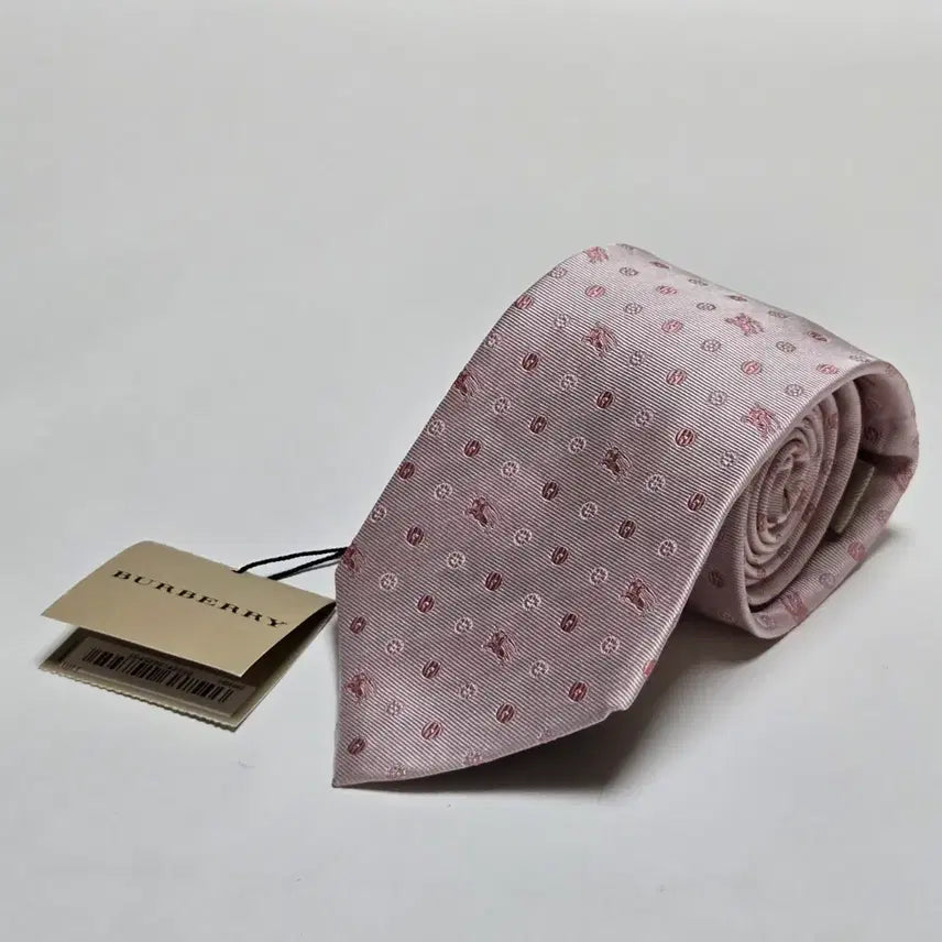 [BUNJANG] Burberry Silk Blend Tie Pink Tone / 택 달린 새상품 버버리 넥타이 핑크 톤