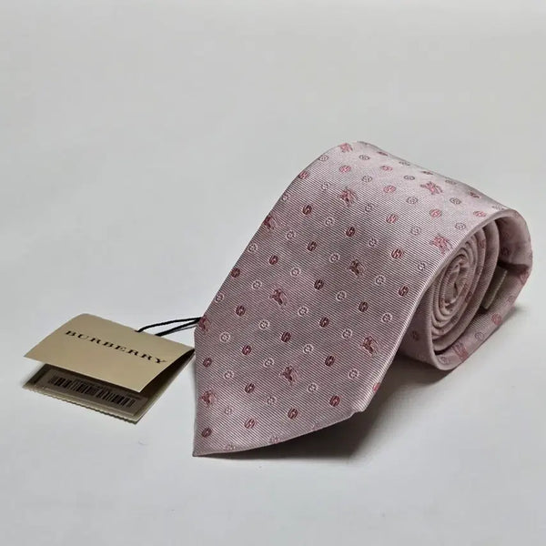 [BUNJANG] Burberry Silk Blend Tie Pink Tone / 택 달린 새상품 버버리 넥타이 핑크 톤