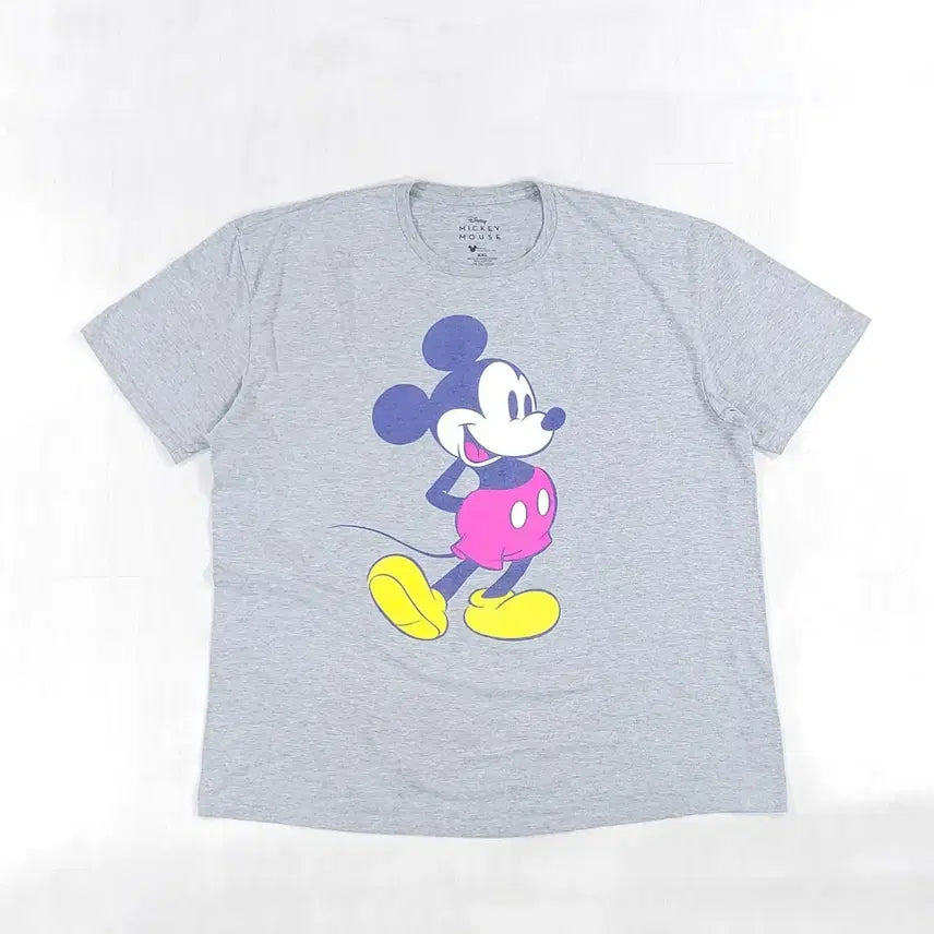 [BUNJANG] Disney Mickey Mouse Graphic Print Short Sleeve T-Shirt XXL / 디즈니 미키마우스 반팔 티셔츠 XXL
