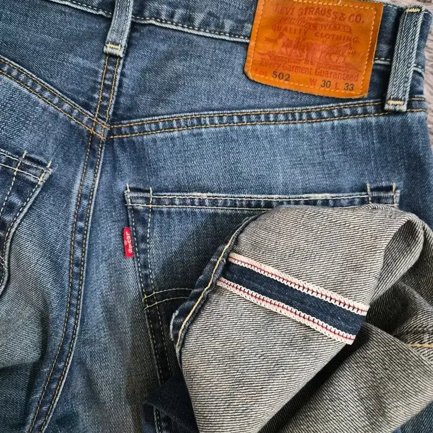 [BUNJANG] Levi's 502 Original Selvedge Denim Jeans / (30-31) 리바이스 502 셀비지 오리지널 데님 청바지