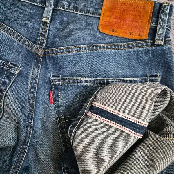 [BUNJANG] Levi's 502 Original Selvedge Denim Jeans / (30-31) 리바이스 502 셀비지 오리지널 데님 청바지