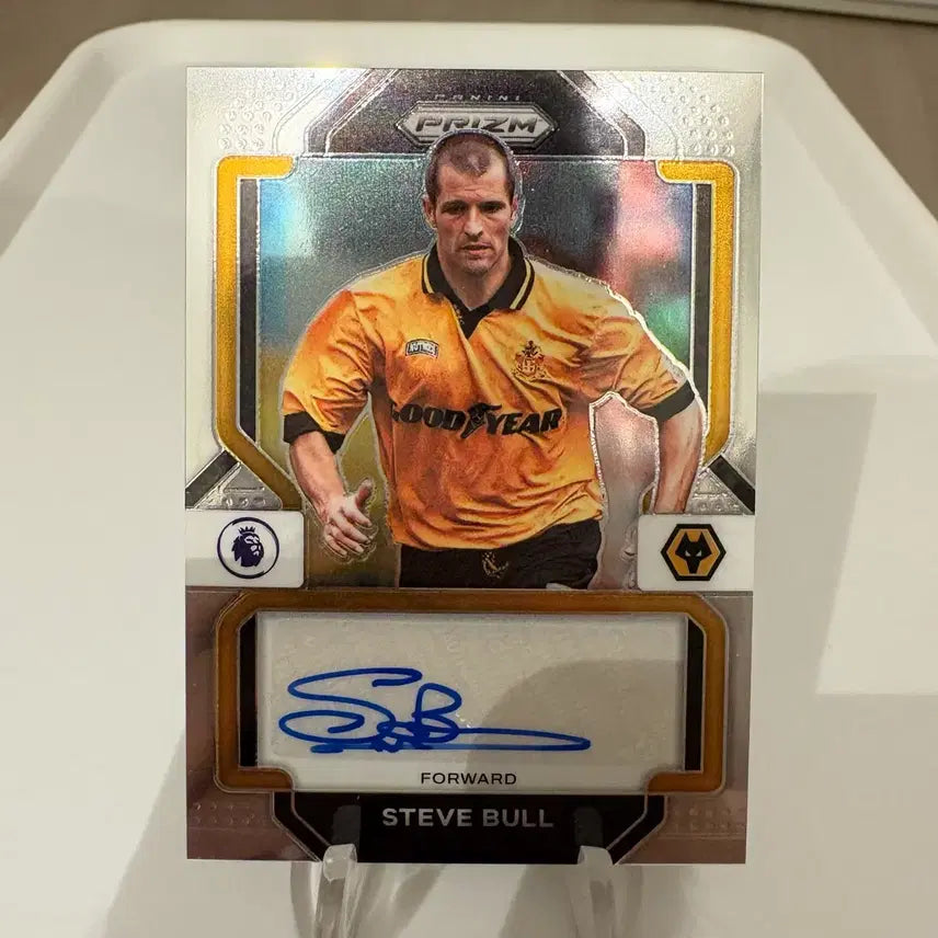 [BUNJANG] Wolverhampton Wanderers Legend Steve Bull 2022-23 Prism Autograph Card / 울버햄튼 원더러스 레전드 스티브 불 프리즘 오토 카드