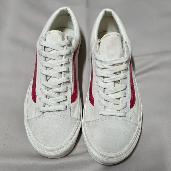 [BUNJANG] Vans Style 36 White Red Sneakers / 0. 반스 스타일36 화이트레드 (270) 507452 스니커즈 운동화