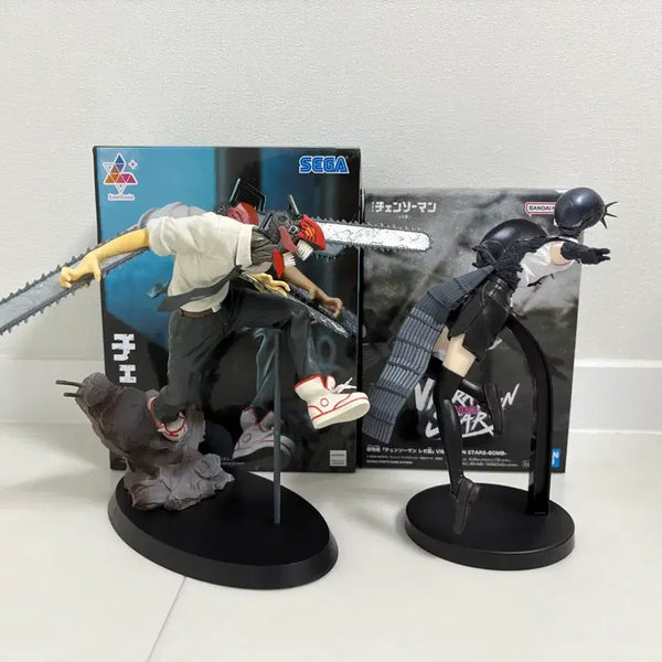 [BUNJANG] Chainsaw Man Vibration Stars Power & Makima Bundle Figure Set / (일괄) 세가 루미나스타 체인소맨, 바이브레이션 레제 밤 피규어