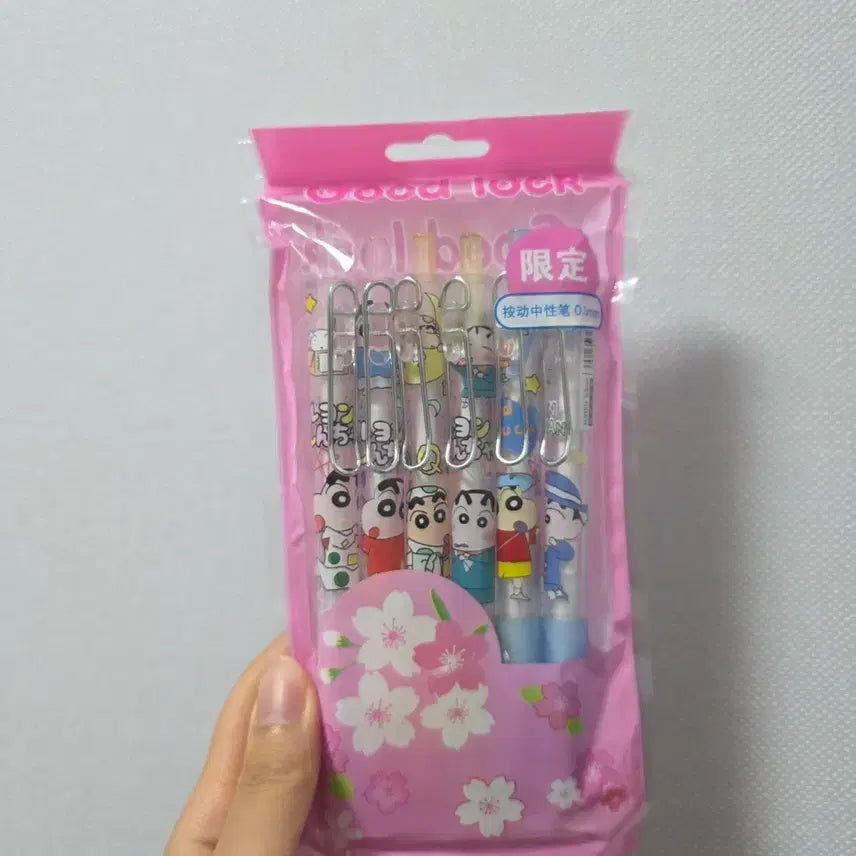 [BUNJANG] Crayon Shin-chan Ballpoint Pen Set / 새상품) 짱구 볼펜 세트