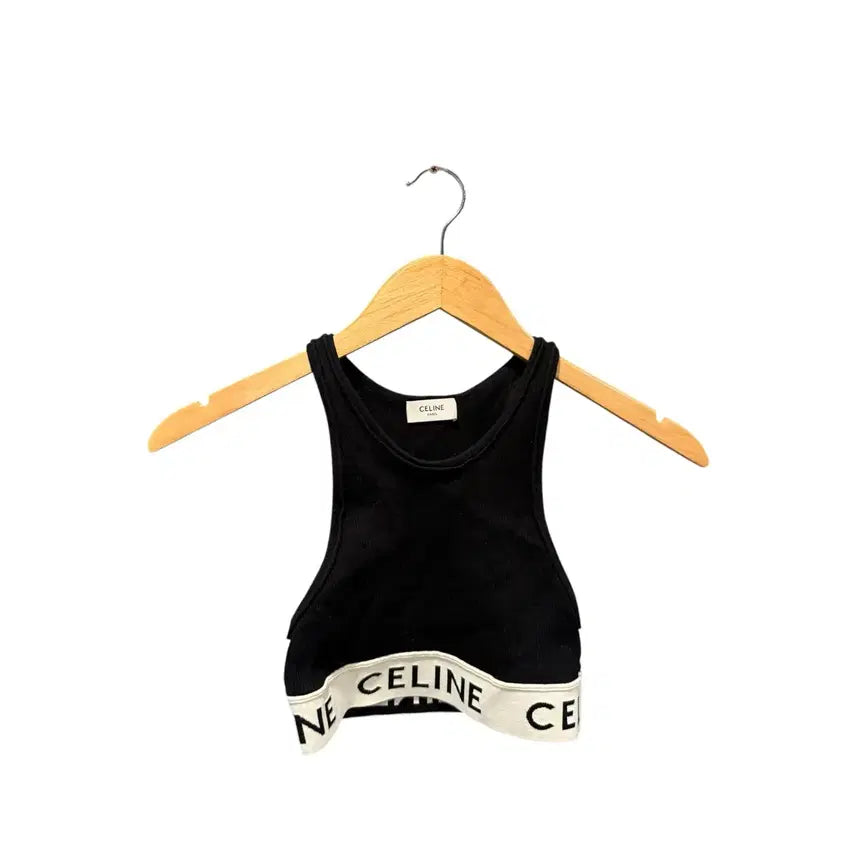 [BUNJANG] Celine Women's Logo Banding Bra Top XS / XS / 셀린느 여성 로고 밴딩 브라탑