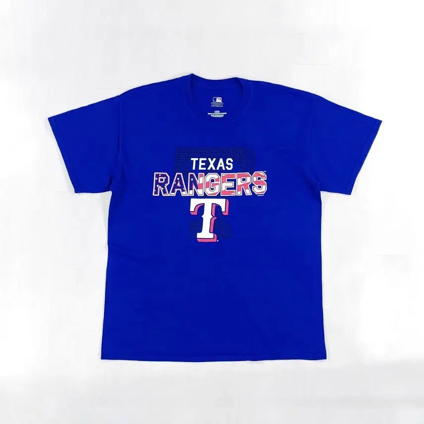 [BUNJANG] MLB Texas Rangers Short Sleeve T-Shirt Large / MLB 텍사스 레인저스 반팔 티셔츠 L