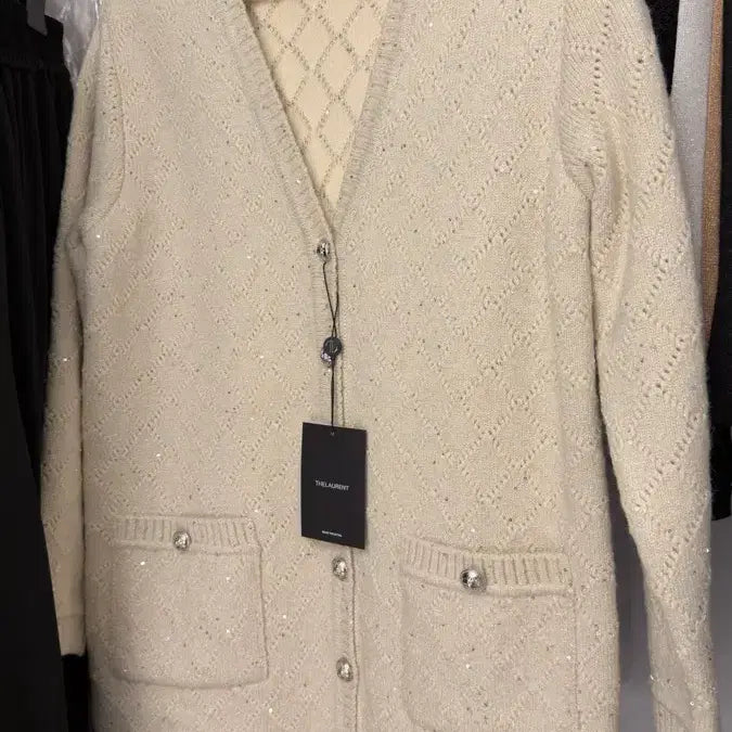 [BUNJANG] The Lauren Long Knit Cardigan / 더로랑 롱 니트