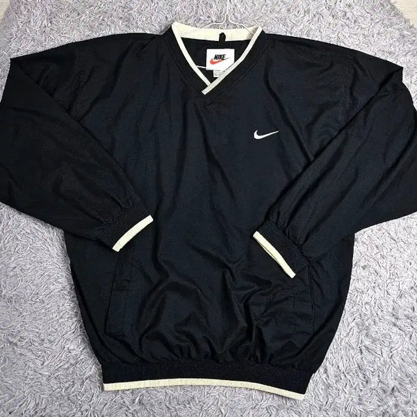 [BUNJANG] Nike V-Neck Warm-Up Jacket Size L / 나이키 올드스쿨 V넥 웜업 L