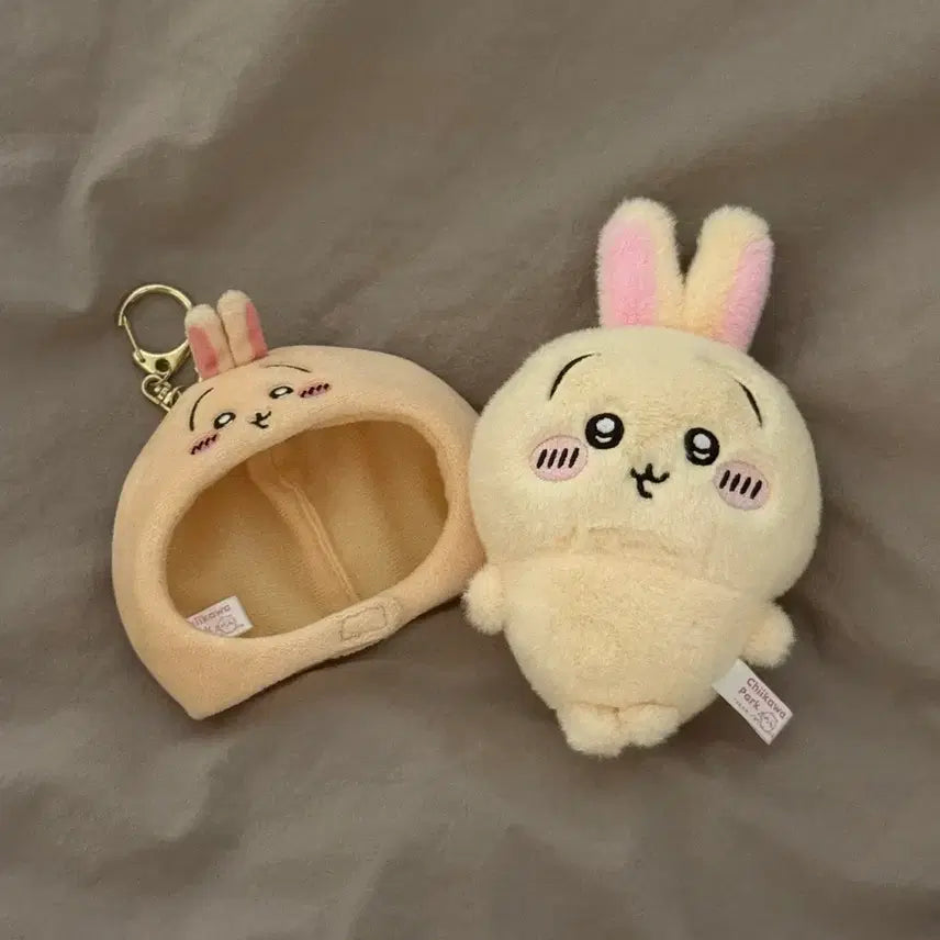 [BUNJANG] Chiikawa Puwakoro Mascot & Usagi Doll Hat / (수수료 포함) 치이카와 파크 푸와코로 마스코트, 인형 모자 우사기