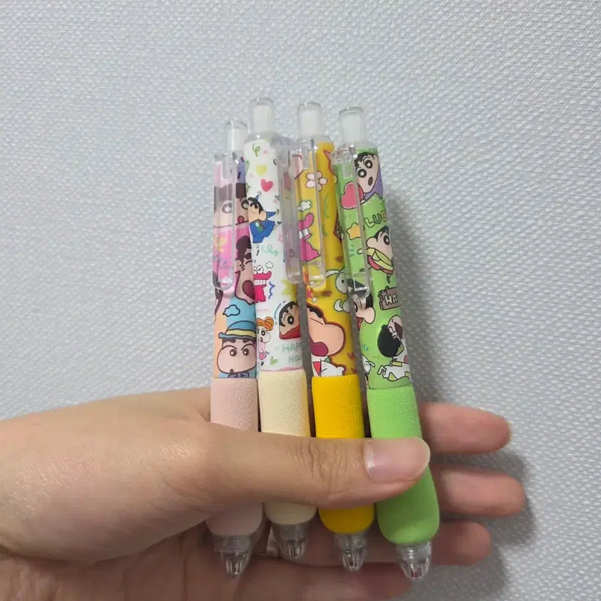 [BUNJANG] Crayon Shin-chan Ballpoint Pen Set / 새상품) 짱구 볼펜 세트