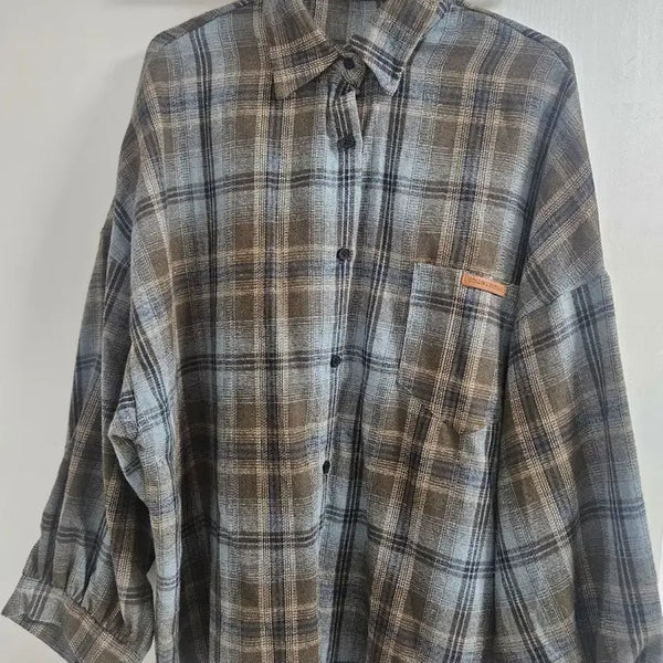 [BUNJANG] Vintage Checkered Shirt / 빈티지 체크 셔츠