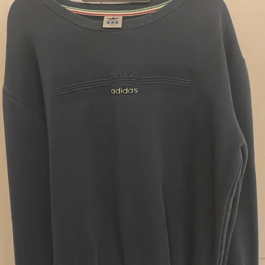 [BUNJANG] Adidas Men's Crewneck Sweatshirt Navy / 아디다스 맨투맨 네이비