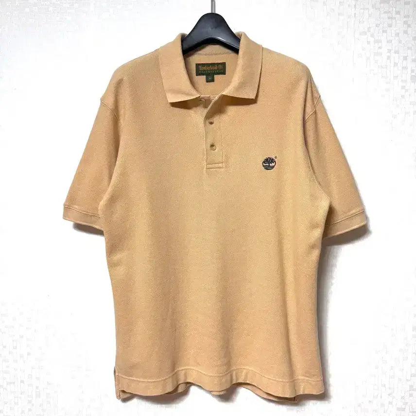 [BUNJANG] Timberland Short Sleeve Polo Shirt Beige M / [M,95]팀버랜드 카라티 반팔티 베이지