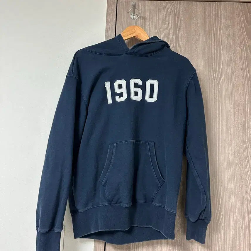 [BUNJANG] Uniform Bridge Navy Lettering Hoodie L / 유니폼브릿지 후드티 판매 L