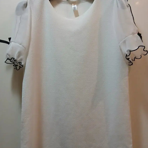 [BUNJANG] Women's White Blouse / 여성 블라우스 화이트