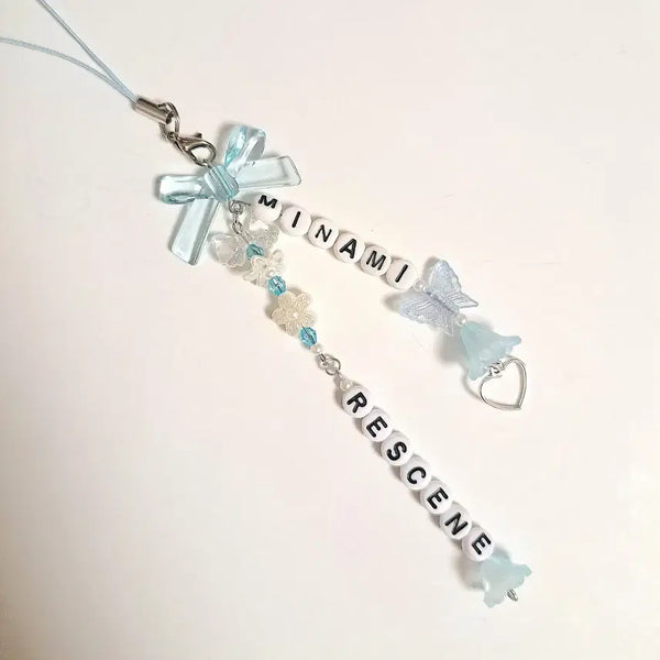 [BUNJANG] L'ECENE Mina Initial Keyring / 리센느 미나미 이니셜키링