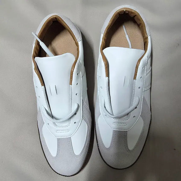 [BUNJANG] German Military Style Platform Sneakers (White, 275mm) / 0. 보세 키높이 독일군 스니커즈 (화이트 275) 단화 운동화