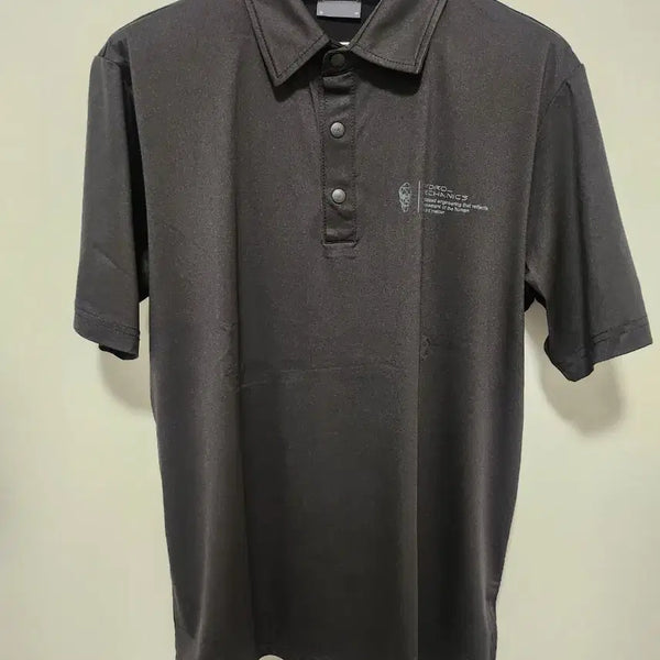 [BUNJANG] Amazingcree Men's Black Golf Short Sleeve Polo Shirt / 어메이징크리 남성 블랙 골프 반팔 카라티(새상품)