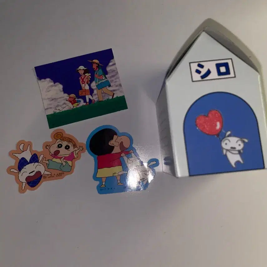 [BUNJANG] Crayon Shin-chan Snowy House Sticker Set / 짱구는 못말려 흰둥이집 스티커