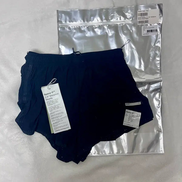 [BUNJANG] Satisfy Space Oddity 2.5 Inch Shorts Black / (s) satisfy 새티스파이 스페이스오 2.5인치 쇼츠 블랙
