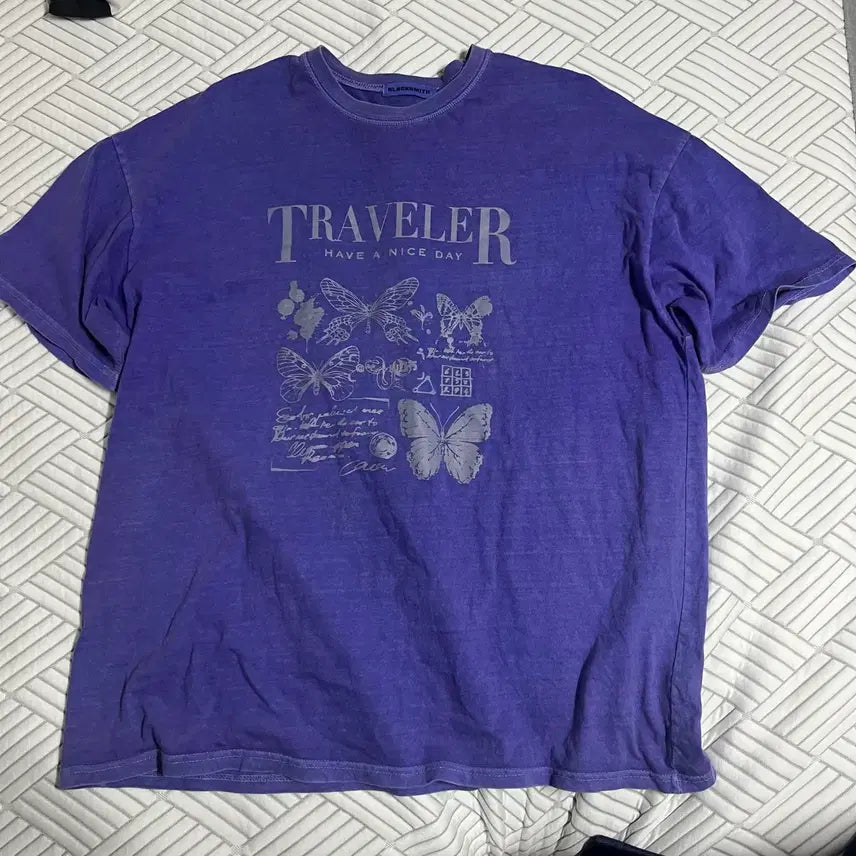 [BUNJANG] Blacksmith Pigment Garment Washed Half-Sleeve T-Shirt / 블랙스미스 반팔 F 빈티지 워싱 피그먼트 가먼츠 데일리