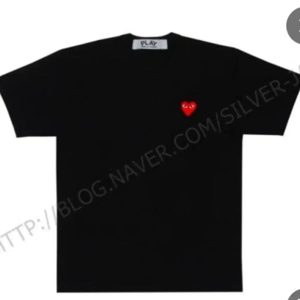 [BUNJANG] Comme des Garçons BLACK T-Shirt L / 꼼데가르송 블랙 반팔L