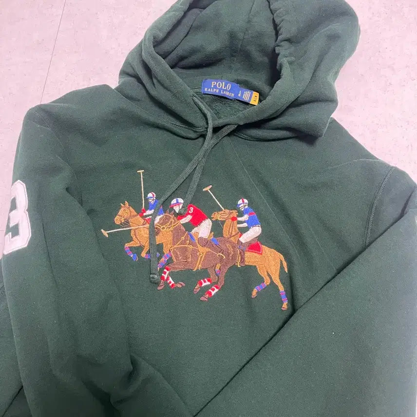 [BUNJANG] Polo Ralph Lauren Big Pony Hoodie / 폴로 랄프로렌 빅포니 후드티