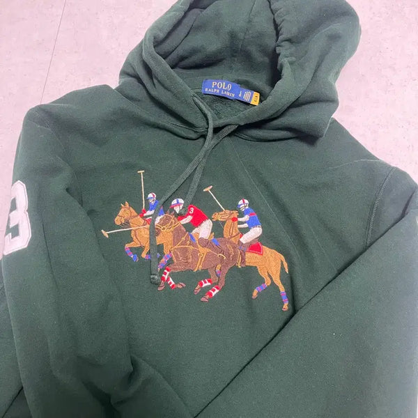 [BUNJANG] Polo Ralph Lauren Big Pony Hoodie / 폴로 랄프로렌 빅포니 후드티
