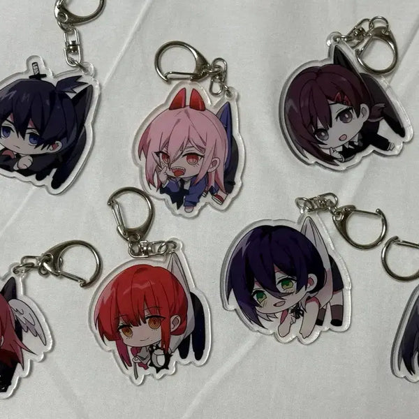 [BUNJANG] Chainsaw Man Acrylic Keyring Bundle Set / 체인소맨 아크릴 키링 일괄판매
