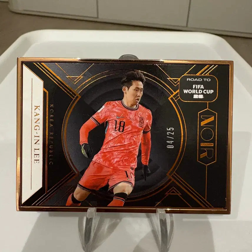 [BUNJANG] Panini Noir Lee Kang-in Limited Bronze Frame Card / 파니니 누아르 이강인 25한정 브론즈 프레임 카드 B