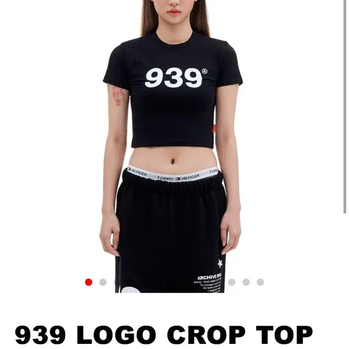 [BUNJANG] Archive Bold 939 Cropped T-Shirt Black / 아카이브볼드 939 크롭 반팔티 블랙