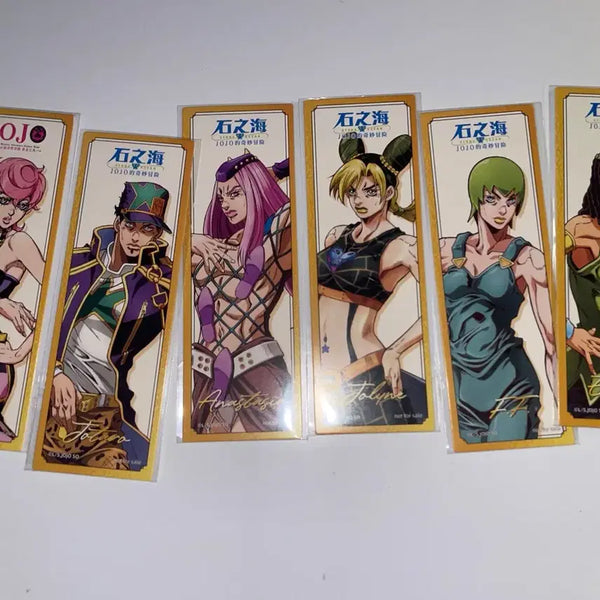 [BUNJANG] JoJo's Bizarre Adventure Stone Ocean Character Bookmark Sticker Set / 죠죠의 기묘한 모험 북마크 스티커