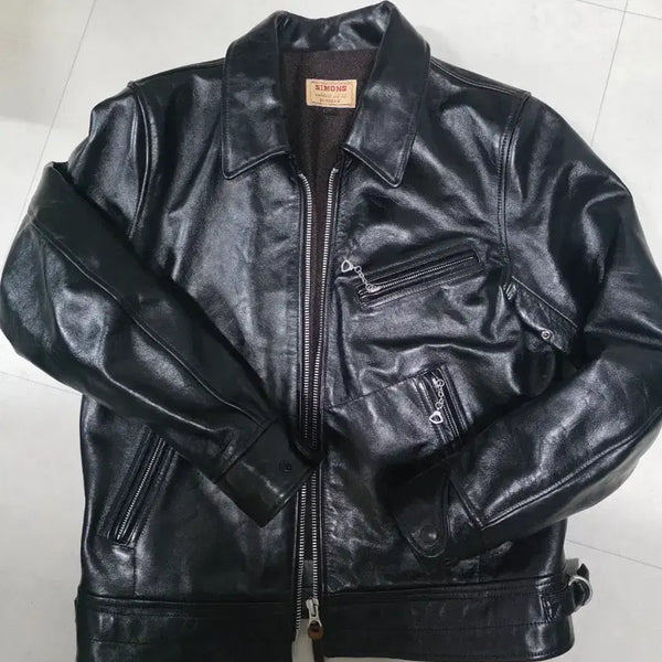 [BUNJANG] Real Simmons Mulholland Leather Jacket L / 리얼시몬스 중홀랜드 멀홀랜드 말가죽 자켓 L