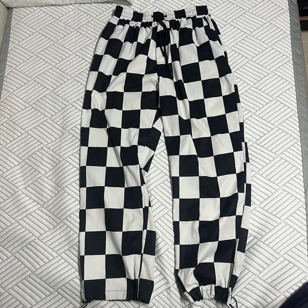 [BUNJANG] Locaware Checkmate Checkerboard Pants (L) / 로카웨어 체크보드 팬츠 L 스트링 체크메이트 바둑알 빈티지