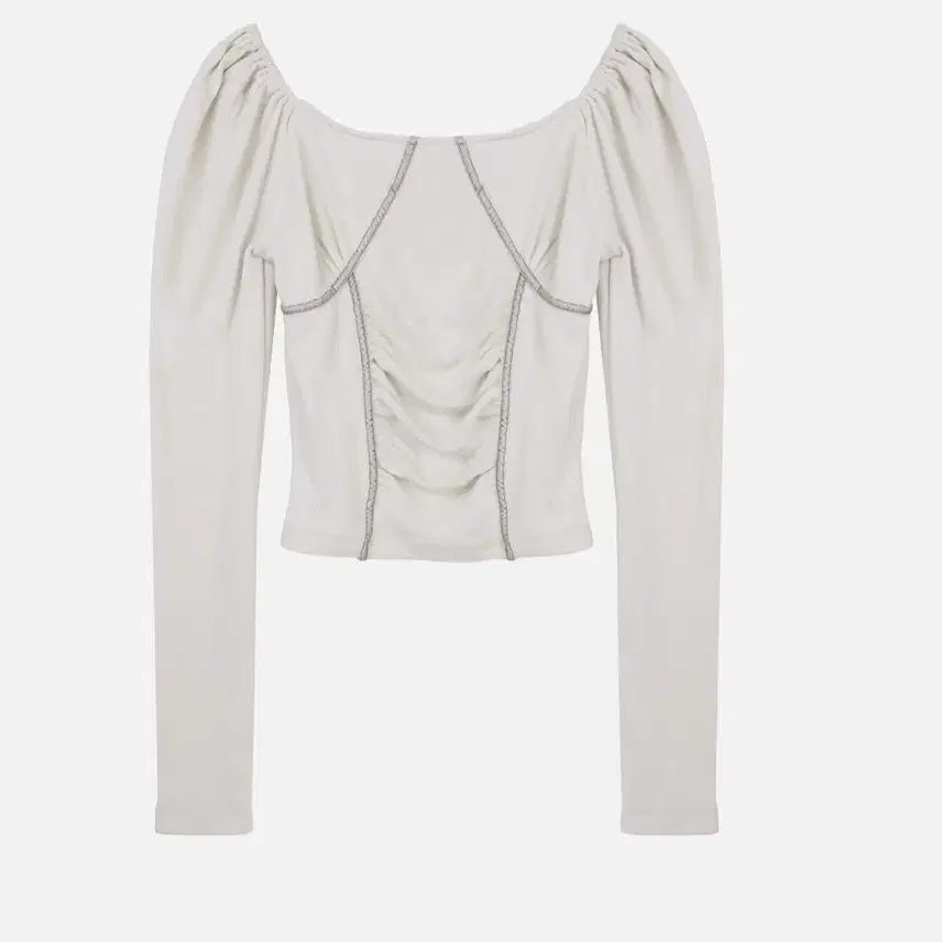 [BUNJANG] Seric Ruched Shirring Top / 세릭 Ruched Shirring Top