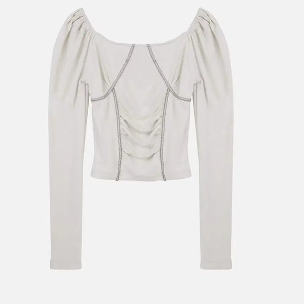 [BUNJANG] Seric Ruched Shirring Top / 세릭 Ruched Shirring Top