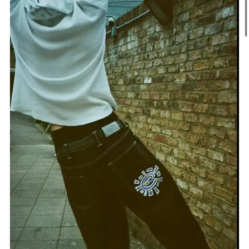 [BUNJANG] Baggy Denim Pants Purple XL / Always do what 배기데님 팬츠 퍼플 xl