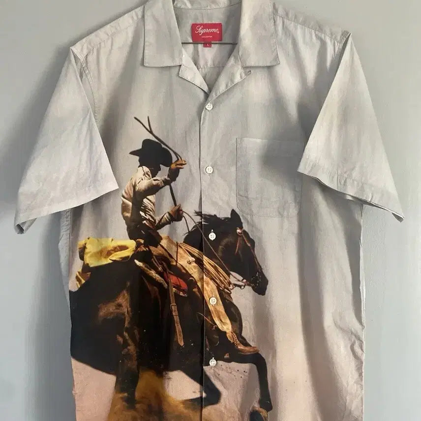 [BUNJANG] Supreme 17ss Cowboy Shirt M / 슈프림 17ss카우보이 셔츠  m