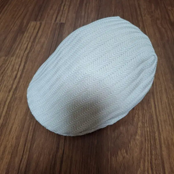 [BUNJANG] Kangol Beige Herringbone Hunting Cap (M) / 캉골 베이지 헌팅캡 (M)   여성용