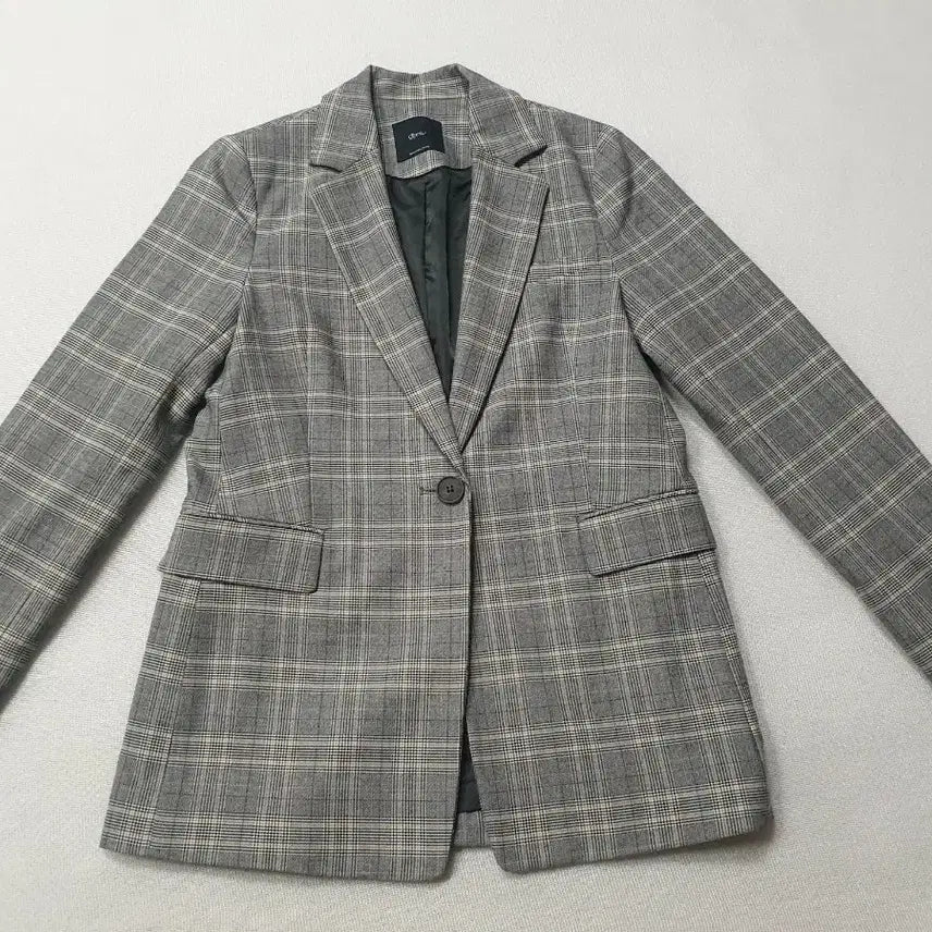 [BUNJANG] Roem Check Pattern Jacket Women's Size 66 / 로엠 체크 패턴 자켓 66 여성90