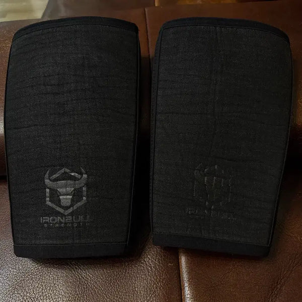 [BUNJANG] Iron Bull Premium 7mm Knee Sleeves (Size L) / 아이언불 프리미엄 7mm 니슬리브 L사이즈